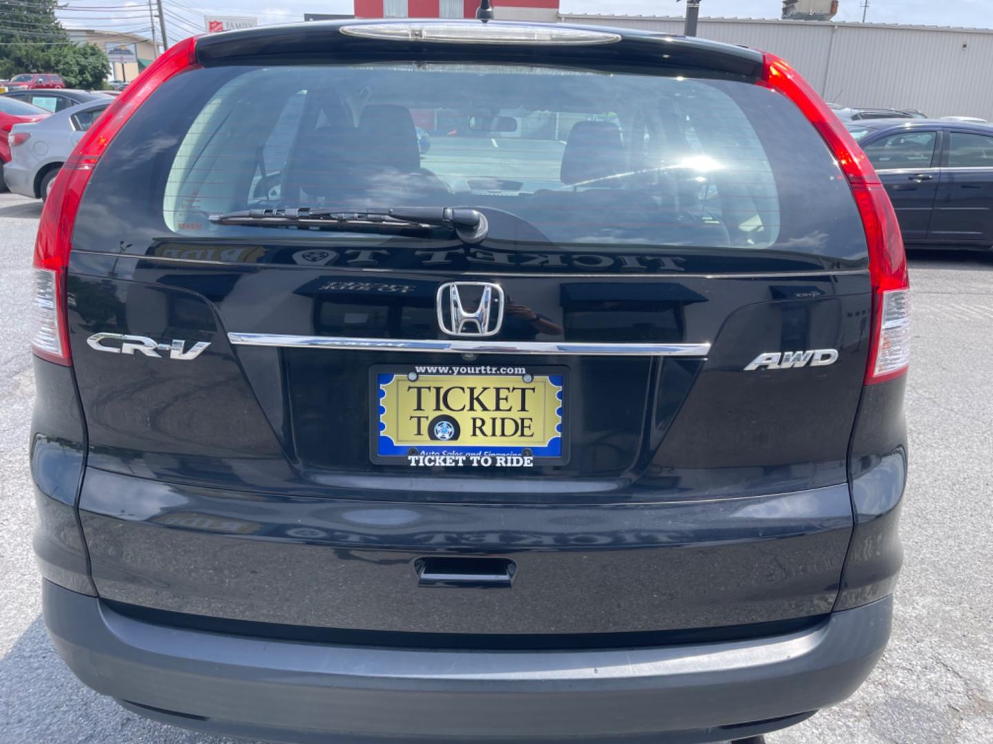 2012 BLACK Honda CR-V LX 4WD 5-Speed AT (2HKRM4H34CH) with an 2.4L L4 DOHC 16V engine, 5-Speed Automatic transmission, located at 1254 Manheim Pike, Lancaster, PA, 17601, (717) 393-9133, 40.062870, -76.323273 - Photo#5